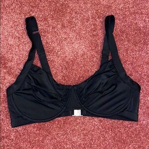 ellos Black Underwire Bikini Swim Top 10